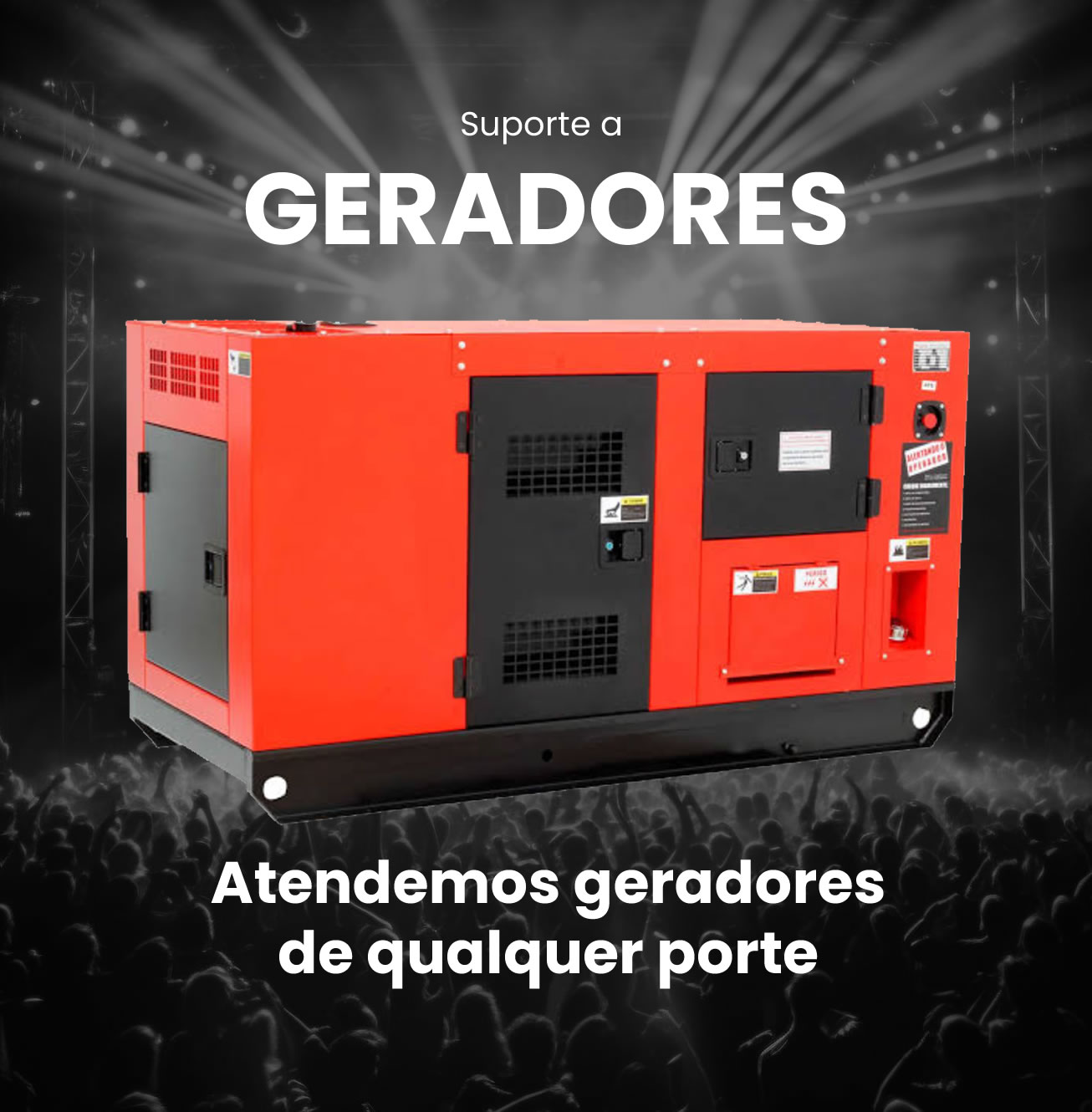 Gerador diesel industrial